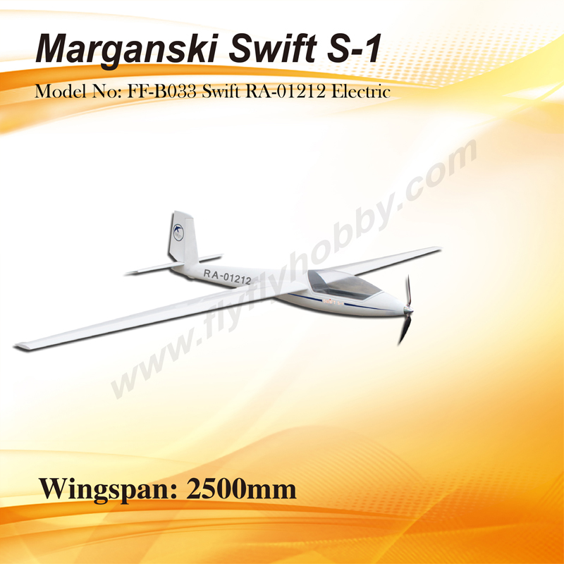 Swift S-1 RA-01212 Electric_Kit w/retract gear & motor & prop